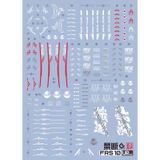  Decal Nước Huỳnh Quang Dán Mô Hình EVO FM 1/100 GAT-X252 Forbidden 