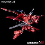  Decal Nước Huỳnh Quang Dán Mô Hình EVO HG CE 1/144 HG 1/144 GELGOOG Menace (LUNAMARIA HAWKE CUSTOM) 