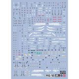  Decal Nước Huỳnh Quang Dán Mô Hình EVO RG 1/144 MSZ-006 Zeta 