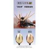  Dụng Cụ Bút Tô Sơn Cao Cấp RAY STUDIO Mô Hình Đồ Chơi Metallic Gold Marker 