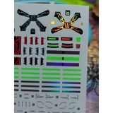  Decal nước dán mô hình TRS HG 1/144 Calibarn Metallic ver 