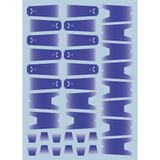  Decal Nước Huỳnh Quang Dán Mô Hình EVO MG 1/100 RX 93 V2 Hi v Hi Nu ver Ka 
