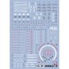  Decal Nước Huỳnh Quang Dán Mô Hình EVO MG 1/100 ZGMF-X13A Providence 