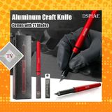  Dụng Cụ Dao Cán Kim Loại Tỉa Gọt Mô Hình , Cắt Giấy  DSPIAE DK-01 DK01 ( Tặng kèm 21 Lưỡi Cắt ) 