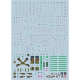  Decal Nước Huỳnh Quang Dán Mô Hình EVO HG 1/144 Calibarn 