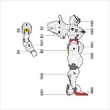  Decal nước dán mô hình TRS HG 1/144 Calibarn Metallic ver 