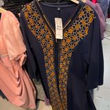  Đầm chữ A đíh đá 