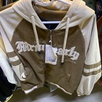  Áo bomber sọc gân có nón 