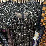  Đầm cotton họa tiết 