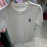  Áo kiểu len form ngắn 