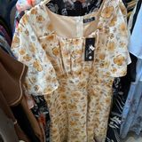  Đầm tơ tằm form A 