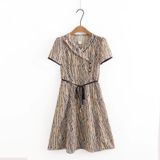  Đầm tơ tằm form A 