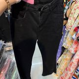  Quần jeans ống loe k lai 