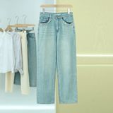  Quần ống suông wax nhạt 