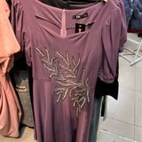  Đầm chữ A đíh đá 