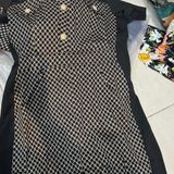  Đầm cotton họa tiết 