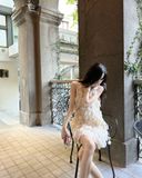  Đầm tơ tằm mùa hè 