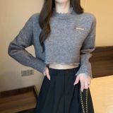  Áo len sweeter họa tiết 