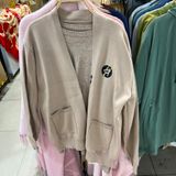  áo khoác nam len cardigan 