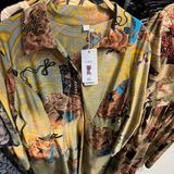  Đầm tơ tằm form A 