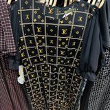  Đầm cotton họa tiết 