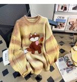  Áo len sweeter họa tiết 