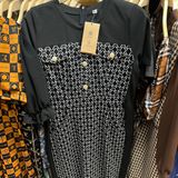  Đầm cotton họa tiết 