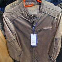  Áo da lộn mỏng 1 dkeo ngực 