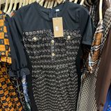  Đầm cotton họa tiết 