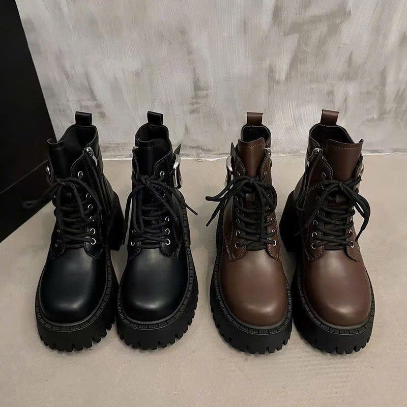  BOOT MARTIN NGẮN DA BÒ 