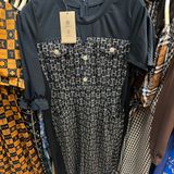  Đầm cotton họa tiết 