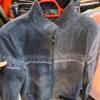  ÁO DẠ LÔNG CỔ TRỤ SỌC 