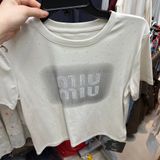  Áo thun đính đá form ngắn 