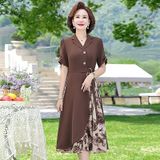  Đầm tơ tằm form A 