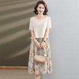  Đầm tơ tằm form A 