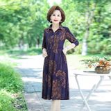  Đầm tơ tằm form A 