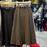  CHÂN VÁY DẠ XẾP LY 