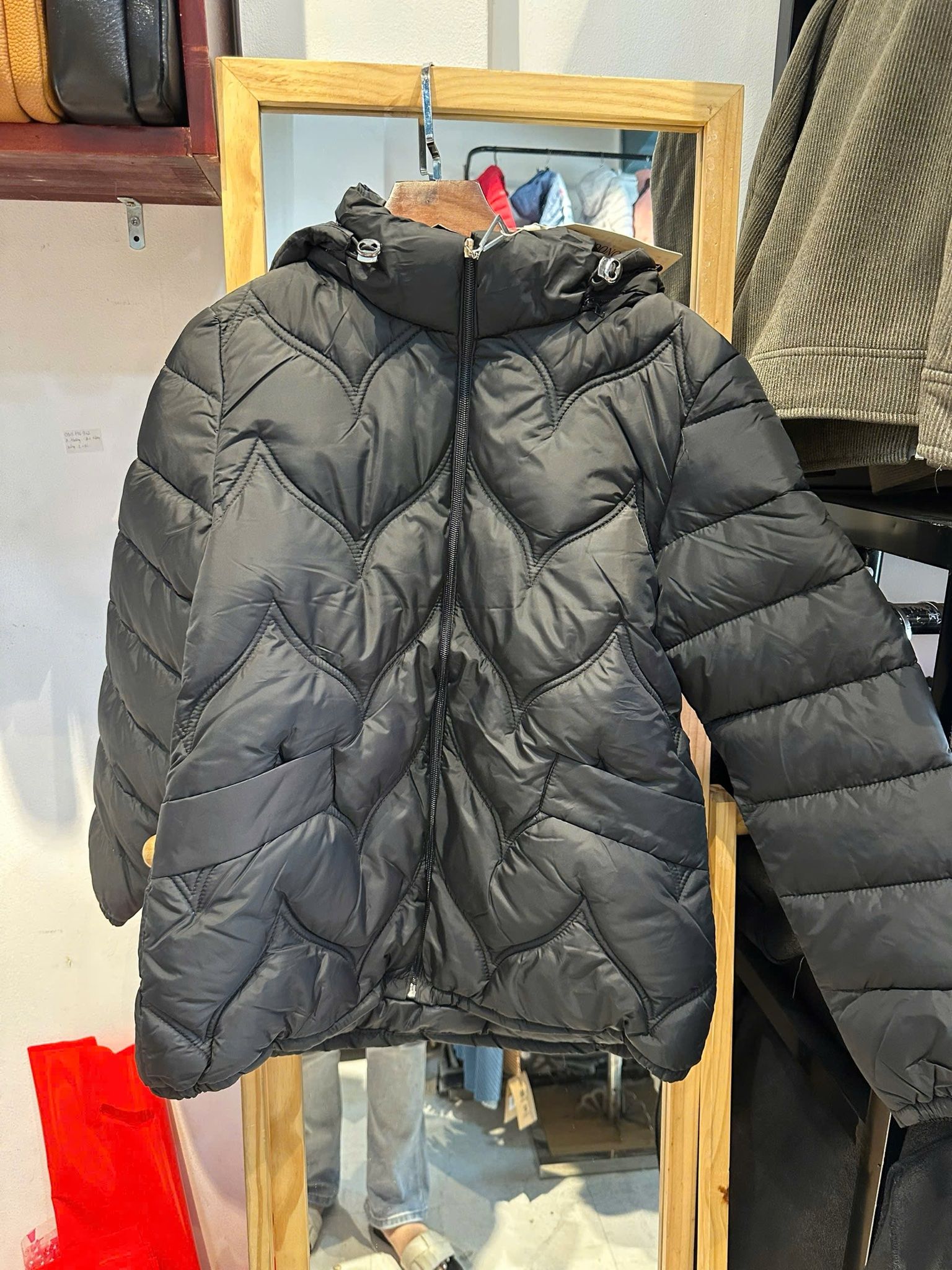  ÁO PHAO NAM DẬP VÂN TÚI NGANG 