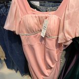  Đầm chữ A đíh đá 