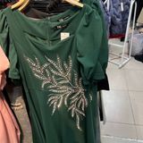  Đầm chữ A đíh đá 