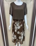  Đầm tơ tằm form A 