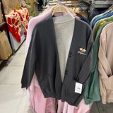  áo khoác nam len cardigan 