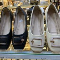  GIÀY BÚP BÊ HOẠ TIẾT CHỮ NHẬT 