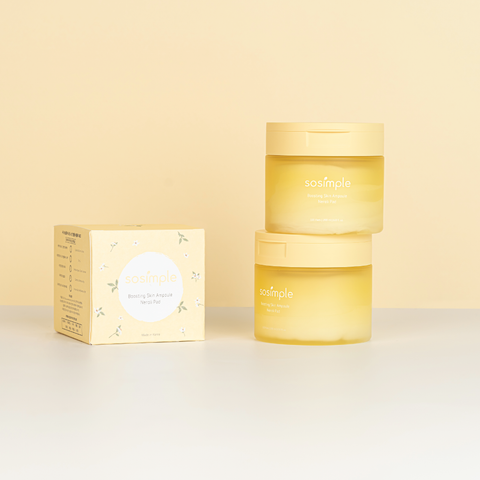  Si sosimple Boosting Skin Ampoule Neroli Pad | 100 Pads | 200 ml | 6.8 fl. oz 