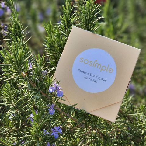  Si sosimple Boosting Skin Ampoule Neroli Pad | 100 Pads | 200 ml | 6.8 fl. oz 