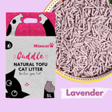  Cát vệ sinh đậu nành Cuddle 5L cho mèo - Hương Lavender 