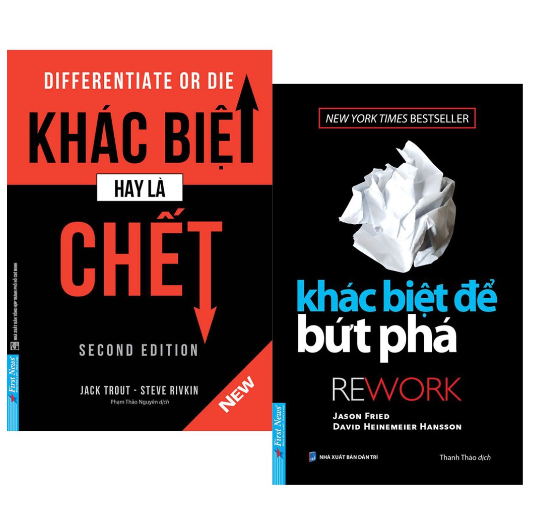  Khác Biệt Để Bứt Phá + Khác biệt hay là chết (2 quyển) 