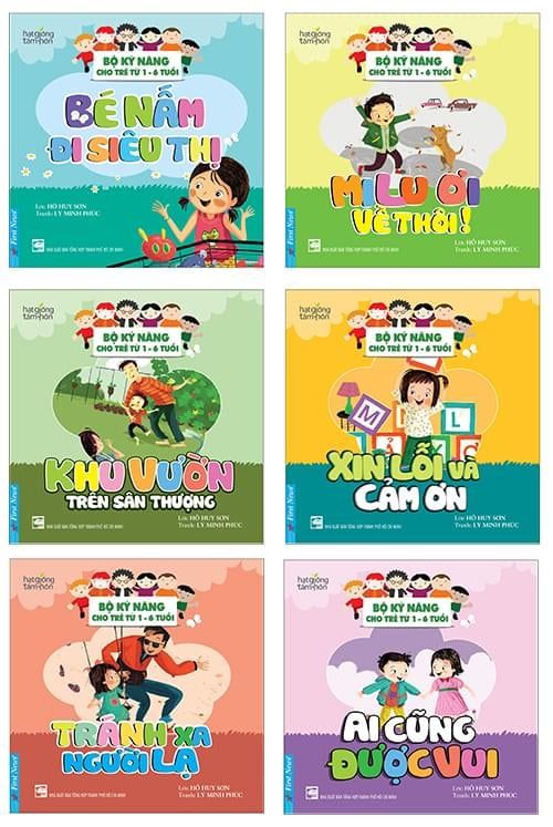  Kỹ Năng Cho Trẻ Từ 1-6 Tuổi (Trọn bộ) 