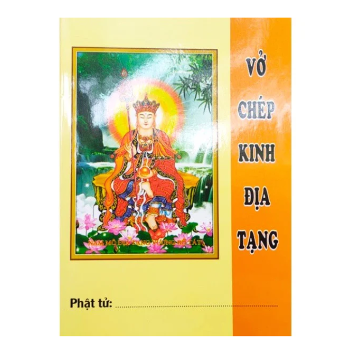  Vở Chép Kinh Địa Tạng 
