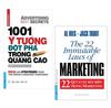  1001 Ý Tưởng Đột Phá Trong Quảng Cáo + 22 Quy Luật Bất Biến Trong Marketing 